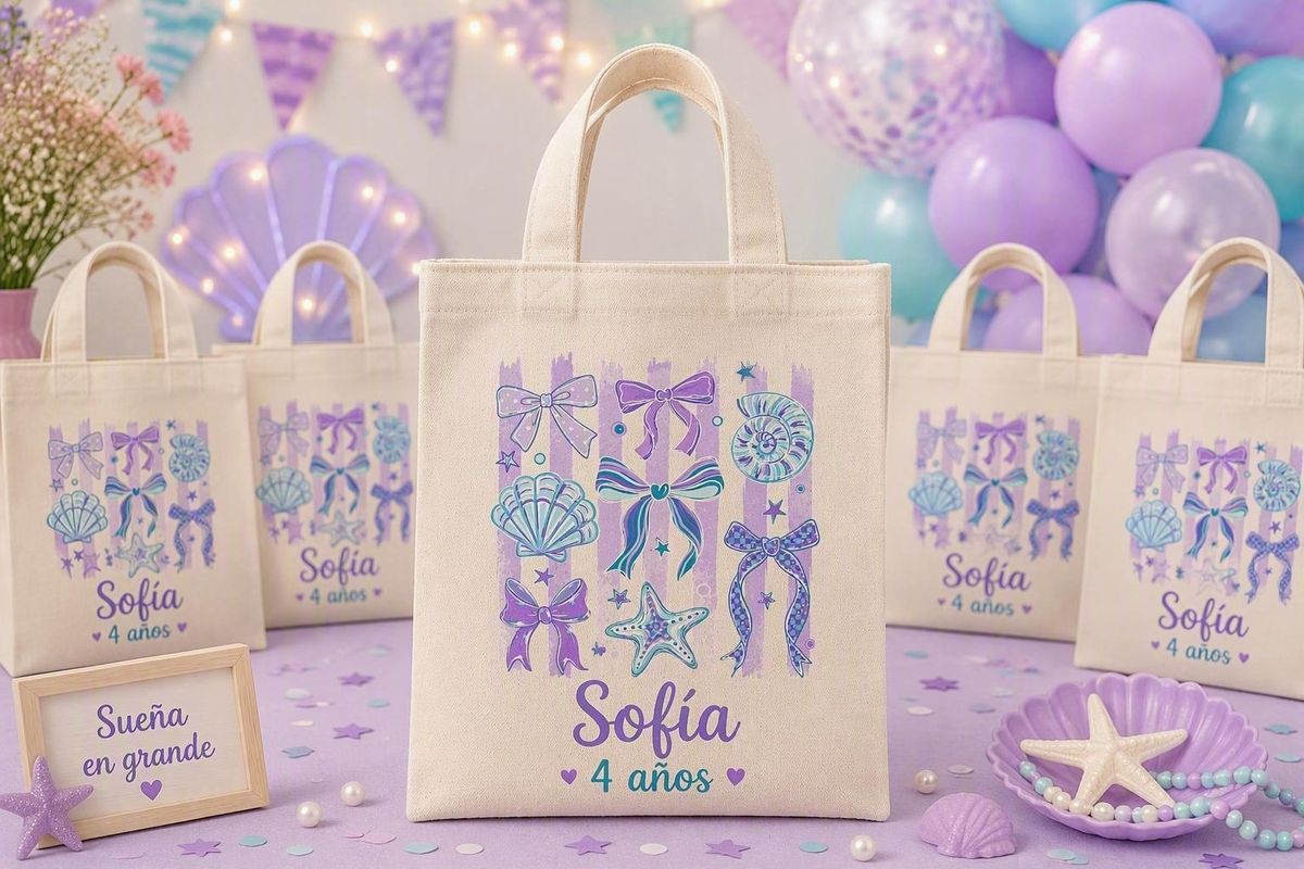 Souvenir Bolsitas reutilizable lienzo algodón - foto 2