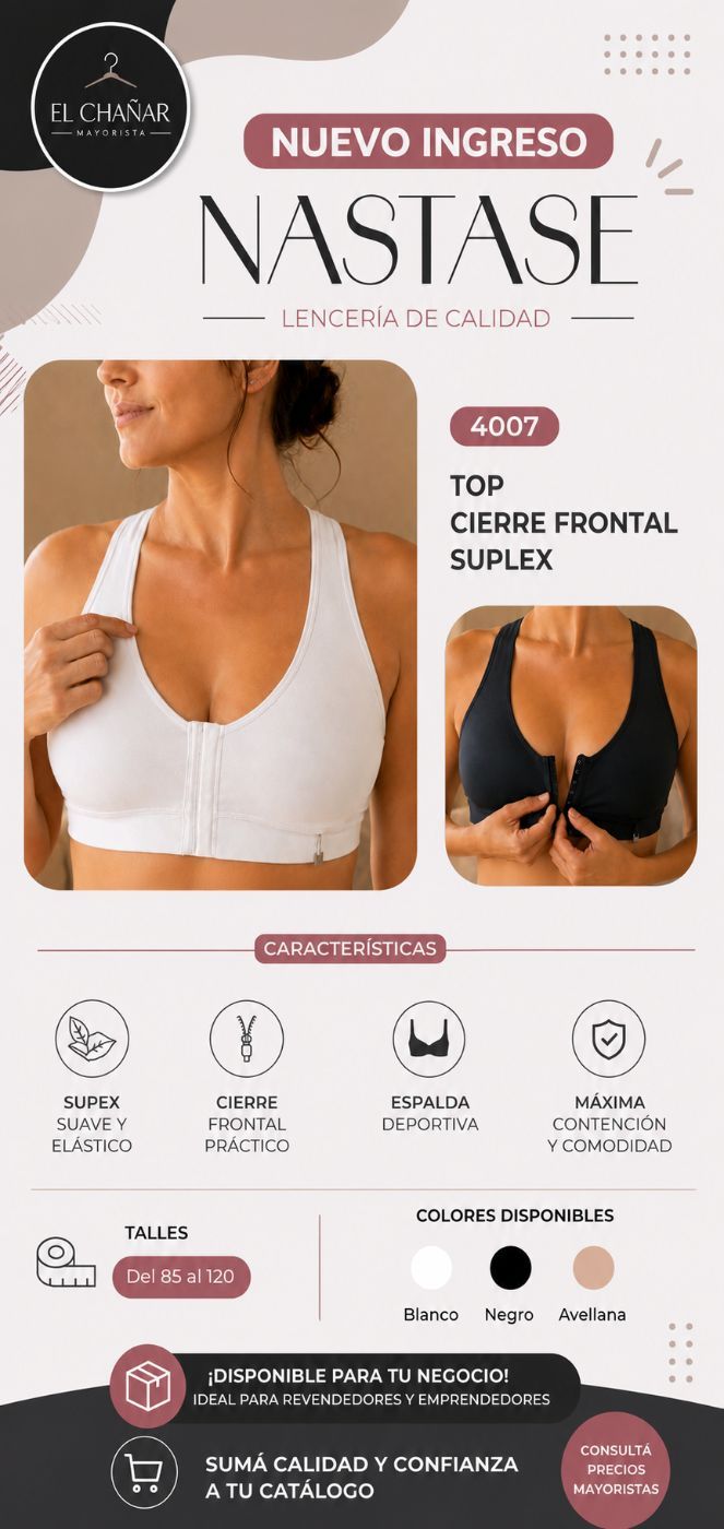 Corpiños reductores Nastase