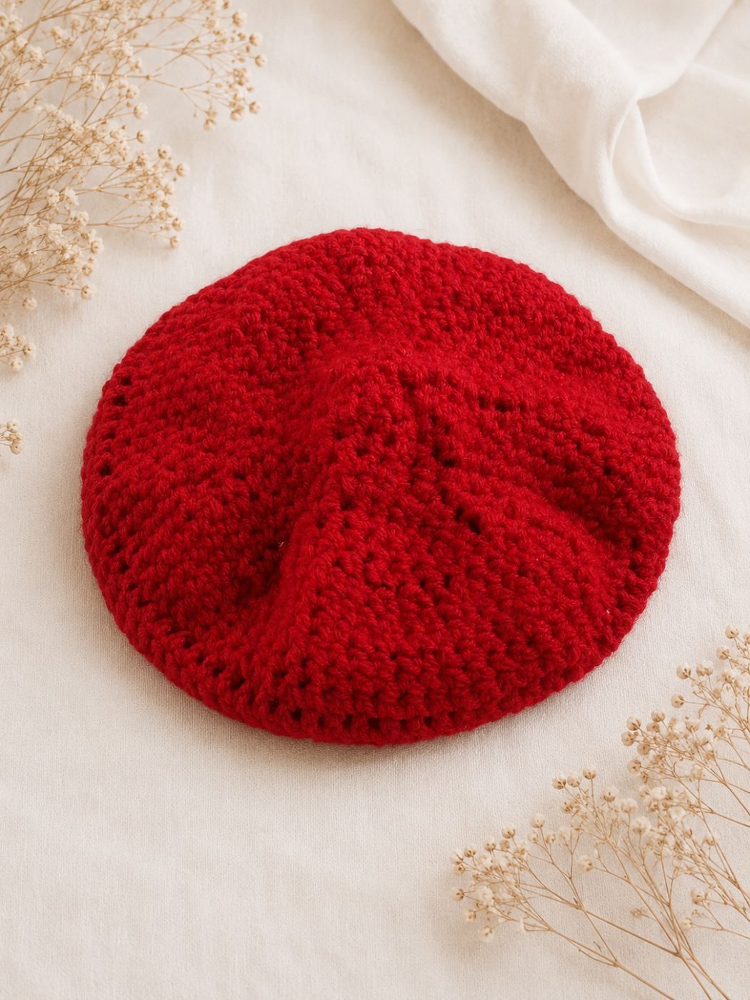 Gorro con efecto de boina